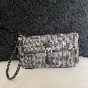 COACH wool wristlet NWT